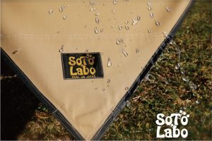 SOTO Labo（ソトラボ） cotton kokage tarp 撥水性